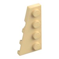 Wedge Plate 4 x 2 Left (Tan)