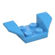 Mudguard 2 x 4 with 2 x 2 Studs and Flared Wings (Medium Blue)