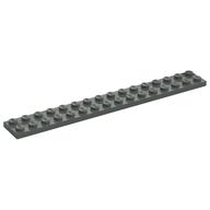Plate 2 x 16 (Dark Gray)