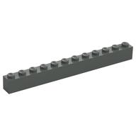 Brick 1 x 12 (Dark Gray)