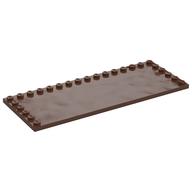 Plate Special 6 x 16, Studs on 3 Edges (Brown)