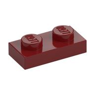 Plate 1 x 2 (Dark Red)