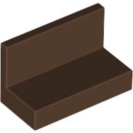 Panel 1 x 2 x 1 [Square Corners] (Brown)