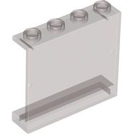 Panel 1 x 4 x 3 [Hollow Studs] (Trans-Brown)