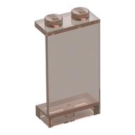 Panel 1 x 2 x 3 [Hollow Studs] (Trans-Brown)