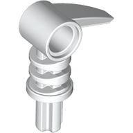 Large Figure Weapon, Claw / Tooth / Hook 2 x 3 with Axle and Hole (White)