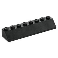 Brick Sloped 45° 2 x 8 (Black)