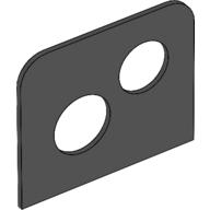 Soccer Target 10 x 9 with Two Holes (Black)