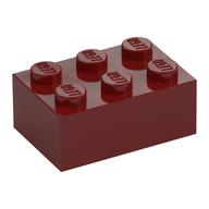 Brick 2 x 3 (Dark Red)