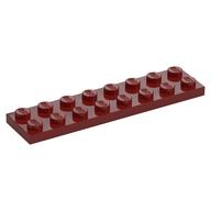 Plate 2 x 8 (Dark Red)