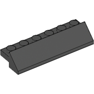 Brick Sloped 45° 2 x 6 x 2/3 (Black)