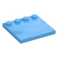Plate Special 4 x 4, Studs on One Edge Plain] (Medium Blue)