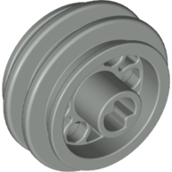 Wheel Rim 24 x 14 VR with Center Axle Hole (Light Gray)