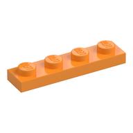 Plate 1 x 4 (Medium Orange)
