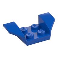 Mudguard 2 x 4 with 2 x 2 Studs and Flared Wings (Blue)