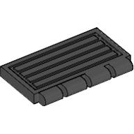 Hinge Train Gate 2 x 4 (Black)