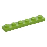 Plate 1 x 6 (Lime)