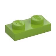 Plate 1 x 2 (Lime)