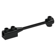 Bar 1 x 8 with Brick 1 x 2 Curved Top End (Axle Holder Inside Small End) (Black)