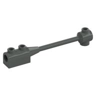 Bar 1 x 8 with Brick 1 x 2 Curved Top End (Axle Holder Inside Small End) (Dark Gray)