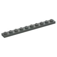 Plate 1 x 10 (Dark Gray)