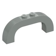 Brick Arch 1 x 6 x 2 Curved Top (Light Gray)