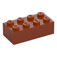 Brick 2 x 4 (Dark Orange)