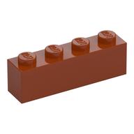 Brick 1 x 4 (Dark Orange)