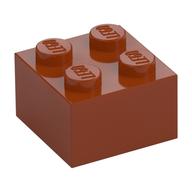 Brick 2 x 2 (Dark Orange)