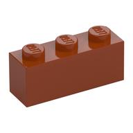 Brick 1 x 3 (Dark Orange)