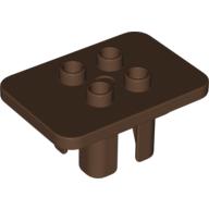 Duplo Table 3 x 4 x 1 1/2 with 4 Top Studs (Brown)