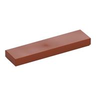 Tile 1 x 4 with Groove (Dark Orange)