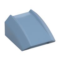 Brick Curved 2 x 2 with Lip, No Studs (Sand Blue)