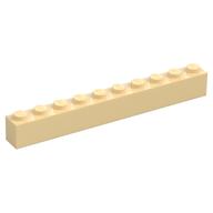 Brick 1 x 10 (Tan)
