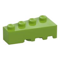 Brick Wedged, Angled 4 x 2 Left (Lime)