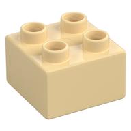 Duplo Brick 2 x 2 (Tan)