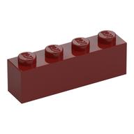 Brick 1 x 4 (Dark Red)