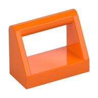 Tile Special 1 x 2 with Handle (Orange)