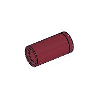 Technic Pin Connector Round [No Slot] (Dark Red)