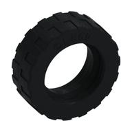 Tyre 17.5 x 6 with Shallow Staggered Treads (Black)