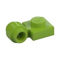 Plate Special 1 x 1 with Clip Light, Bar Hole [Thick Ring] (Lime)