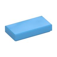 Tile 1 x 2 with Groove (Medium Blue)