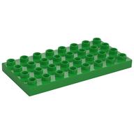 Duplo Plate 4 x 8 (Bright Green)