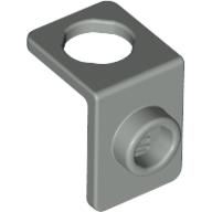 Minifig Neckwear Bracket [One Stud] (Light Gray)
