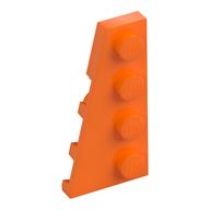 Wedge Plate 4 x 2 Left (Orange)
