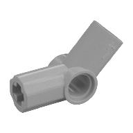 Technic Axle and Pin Connector Angled #4 - 135° (Pearl Light Gray)