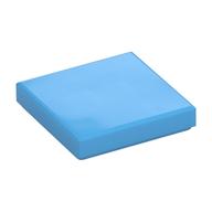 Tile 2 x 2 with Groove (Medium Blue)