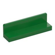 Panel 1 x 4 x 1 with Rounded Corners [Thin Wall] (Green)