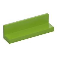 Panel 1 x 4 x 1 with Rounded Corners [Thin Wall] (Lime)