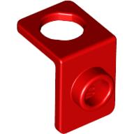 Minifig Neckwear Bracket [One Stud] (Red)